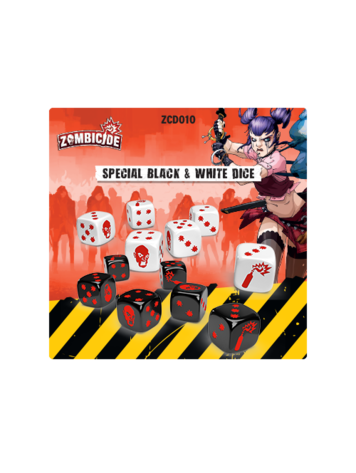CMON Zombicide 2nd ed: Special Black & White Dice