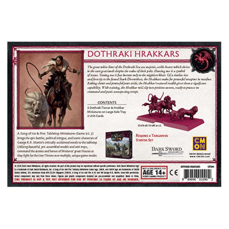 CMON Song of Ice & Fire: Targaryen- Dothraki Hrakkars