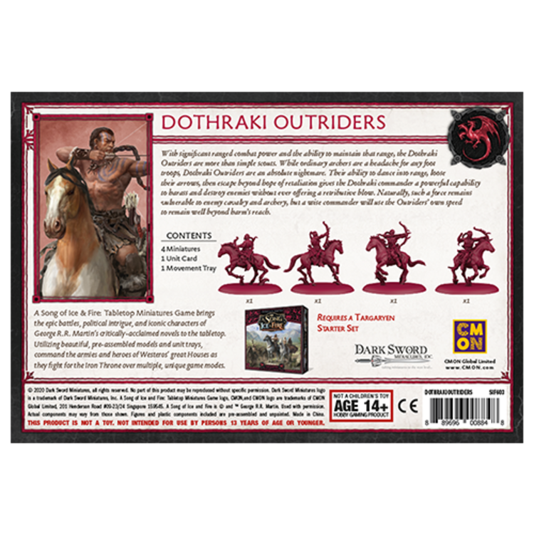 CMON Song of Ice & Fire: Targaryen- Dothraki Outriders