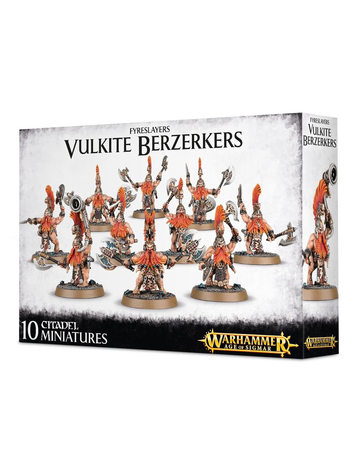 Games Workshop Warhammer Sigmar: Fyreslayers- Vulkite Berzerkers@