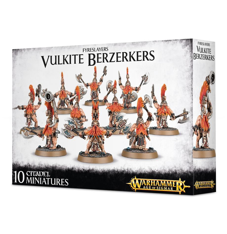 Games Workshop Warhammer Sigmar: Fyreslayers- Vulkite Berzerkers@