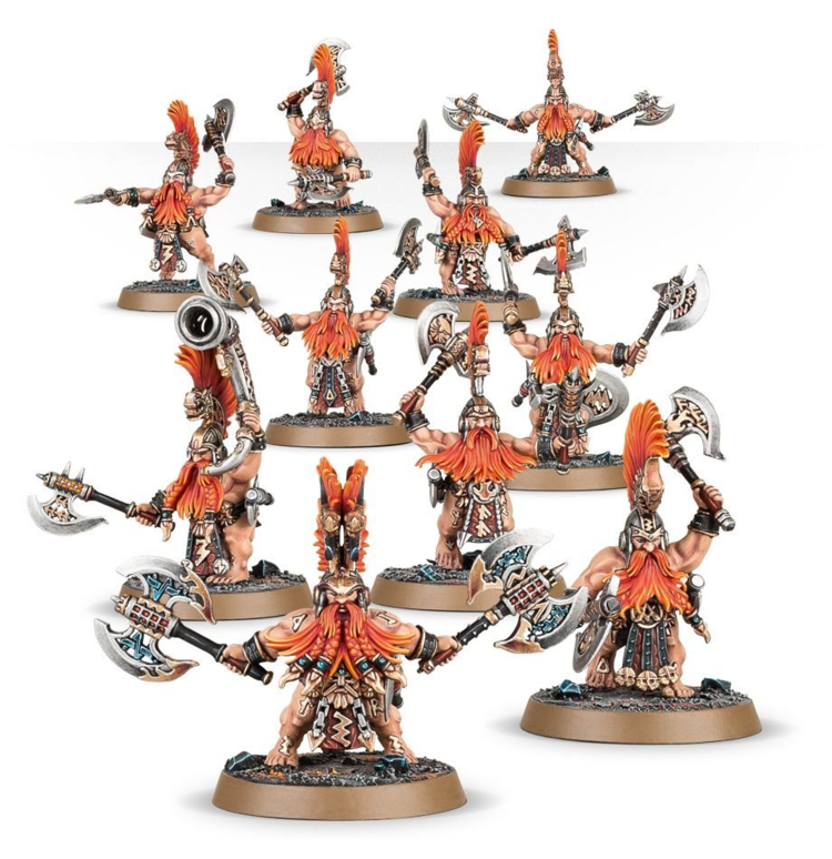 Games Workshop Warhammer Sigmar: Fyreslayers- Vulkite Berzerkers@
