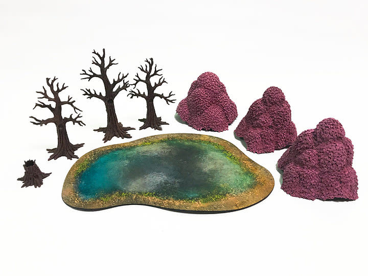 Monster fight club Monster Scenery: Blossoming Forest (bagged pink)