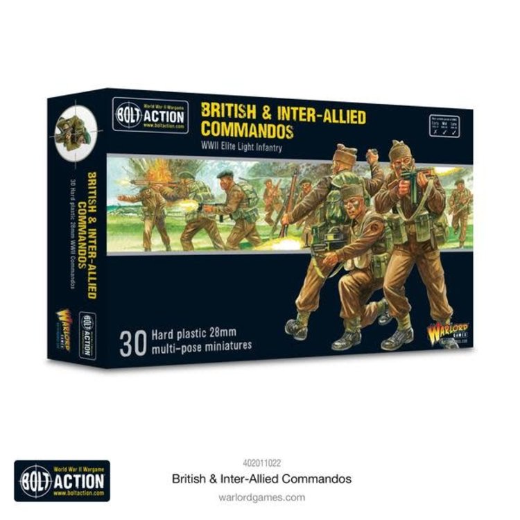 Warlord games Bolt Action: British & Inter Allied Commandos