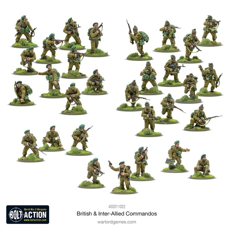 Warlord games Bolt Action: British & Inter Allied Commandos