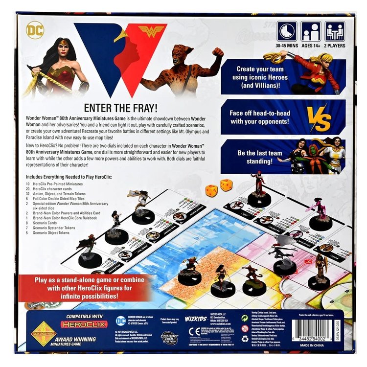 Wizards of the Coast Wonder Woman 80th Anniversary Miniature game