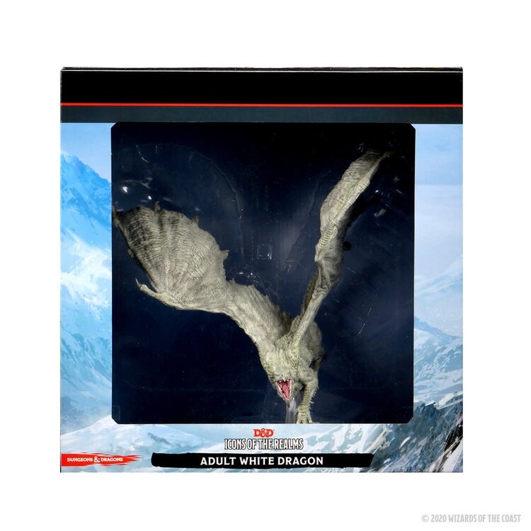 Wizards of the Coast D&D Icons of the Realm Miniature: Adult White Dragon