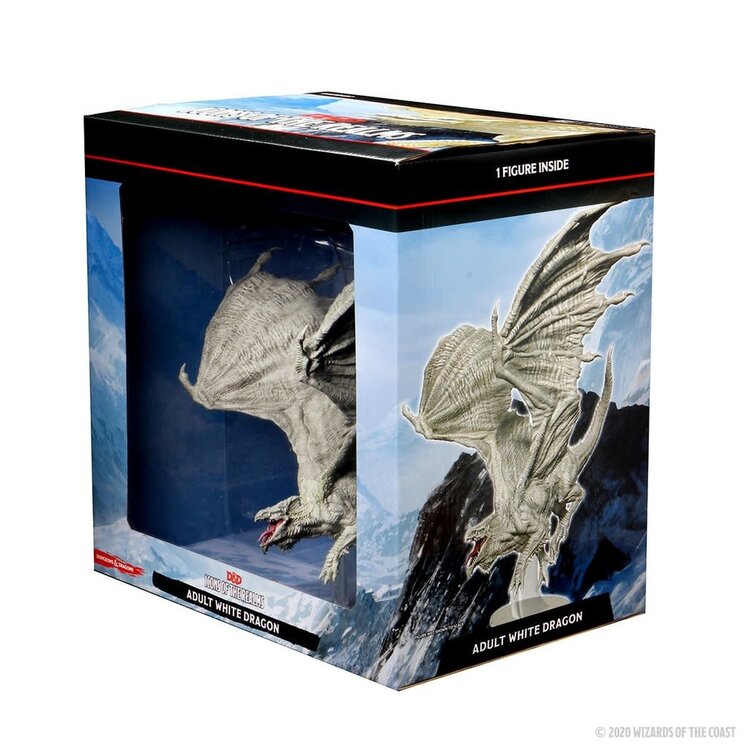 Wizards of the Coast D&D Icons of the Realm Miniature: Adult White Dragon