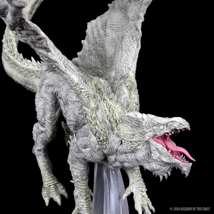 Wizards of the Coast D&D Icons of the Realm Miniature: Adult White Dragon