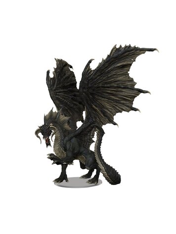 Wizards of the Coast D&D Icons of the Realm Miniature: Adult Black Dragon