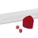 Bcw Bcw Playmat tube with cap dice red