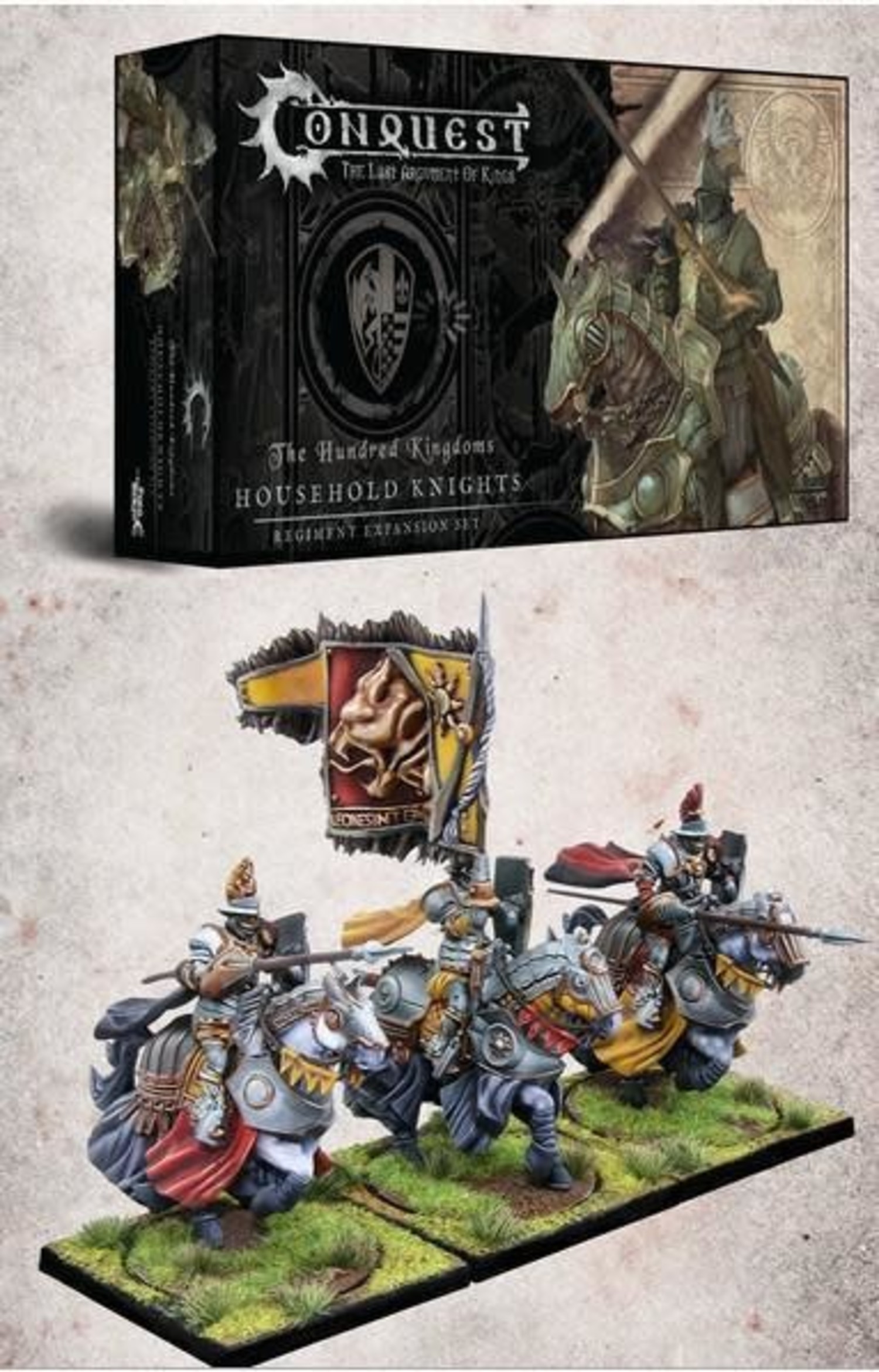 Para Bellum Hundred Kingdoms – Household Knights – Tabletop Miniaturen Set Für Erwachsene, Sammler & Wargamer