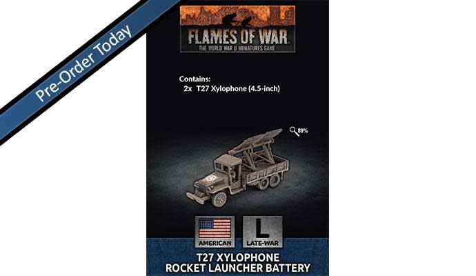 Flames of War Flames of War: US- T27 Xylophone Rocket Launcher (Late)