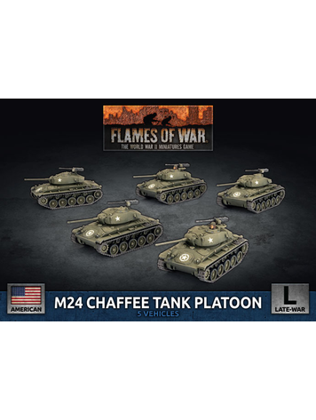 Flames of War Flames of War: US- M24 Chaffee Tank Platoon (late)