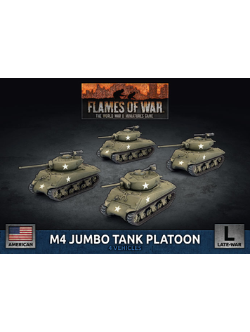 Flames of War Flames of War: US- M4 Jumbo Tank Platoon (late)