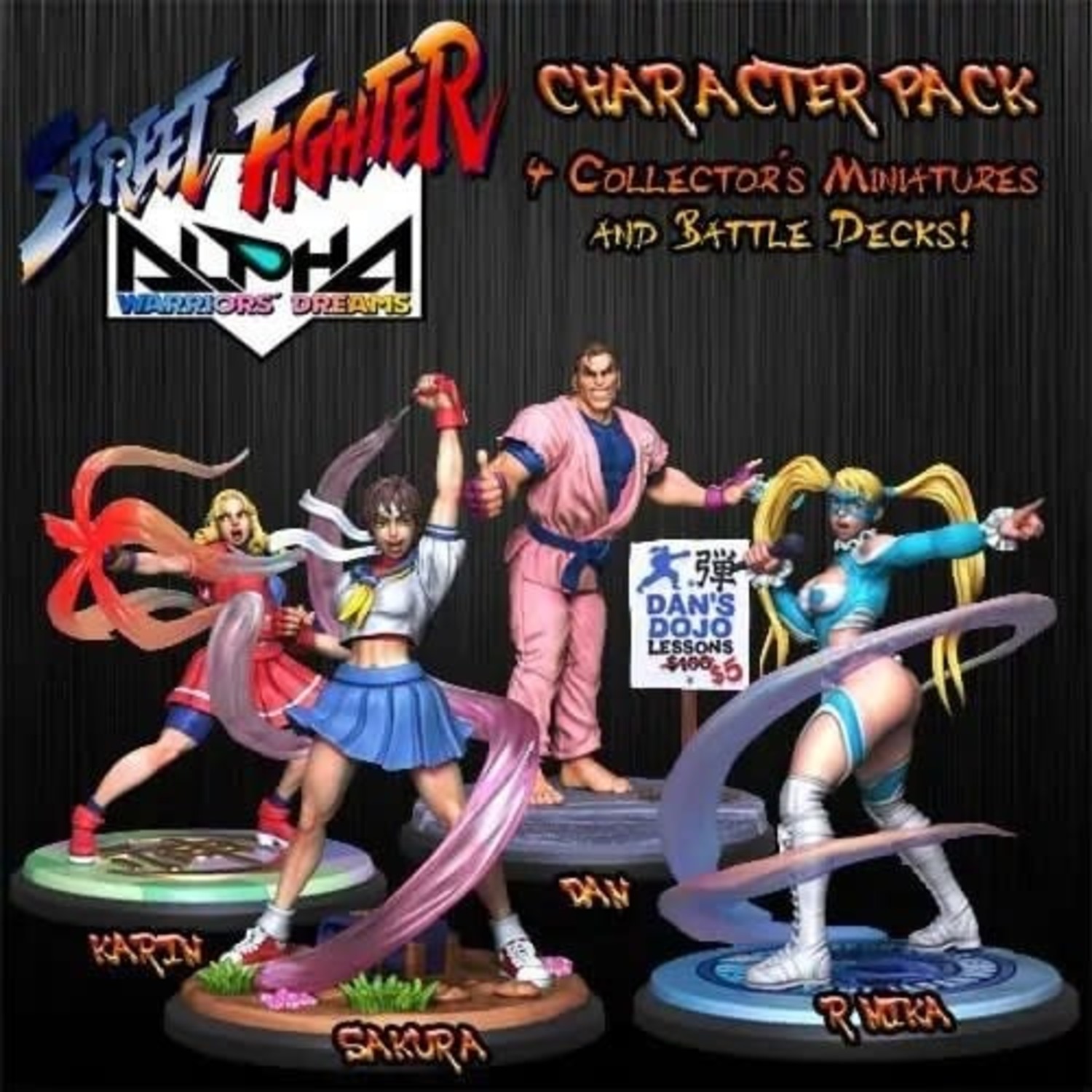 Street Fighter Miniatures Game Character Alpha Pack 1 JASMGSF03 - Saga  Concepts
