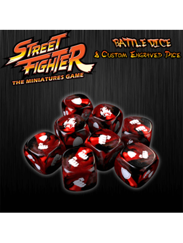 Jasco games Street Fighter: Red Battle Dice
