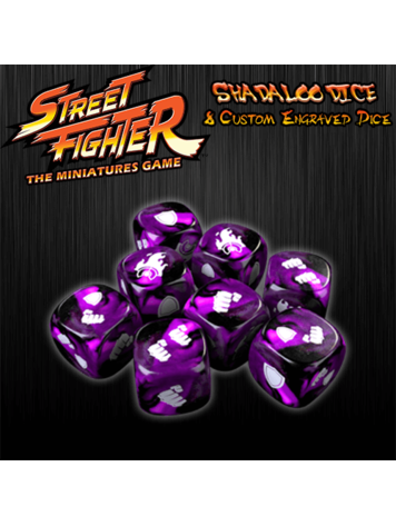 Jasco games Street Fighter: Purple Shadaloo Dice
