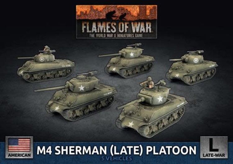Flames of War Flames of War: US- M4 Sherman Platoon (Late)