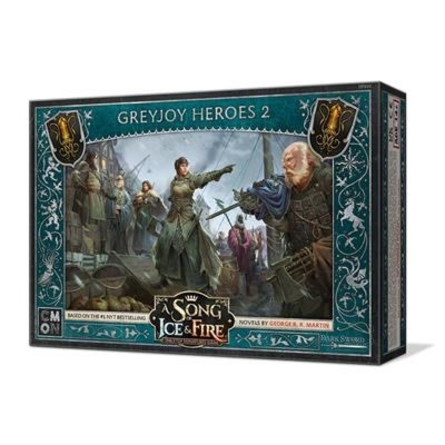 CMON Song of Ice & Fire: Greyjoy- Heroes 2 - Family Time Games