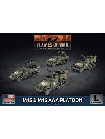 Flames of War Flames of War: US- M15 & M16 AAA platoon (late)