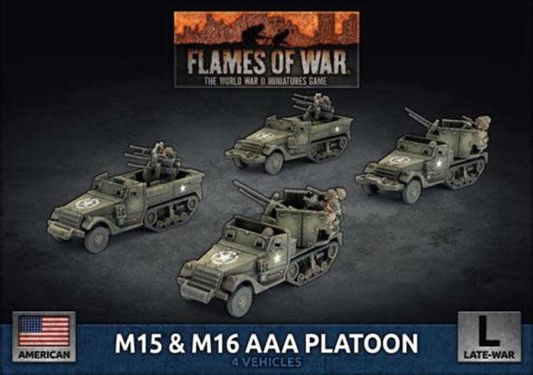 Flames of War Flames of War: US- M15 & M16 AAA platoon (late)