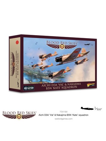 Warlord games Blood Red Skies: Aichi D3A & Nakajima B5N Squadron