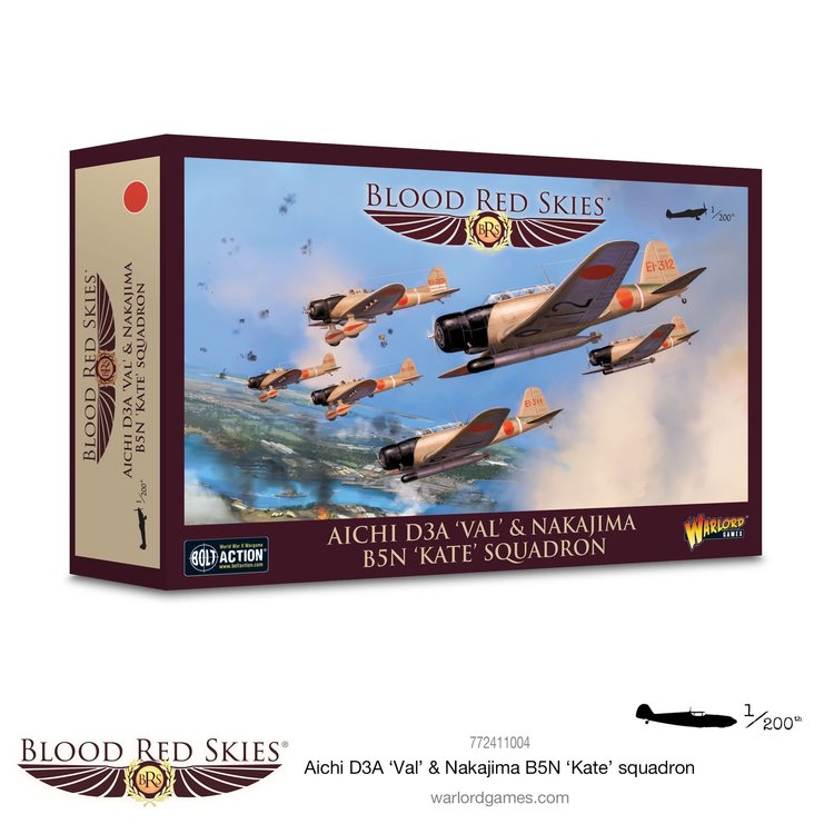 Warlord games Blood Red Skies: Aichi D3A & Nakajima B5N Squadron