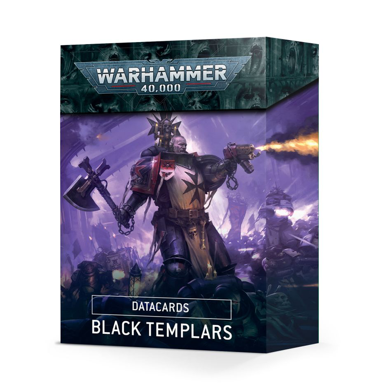 Games Workshop Warhammer 40K Datacards: Black Templar