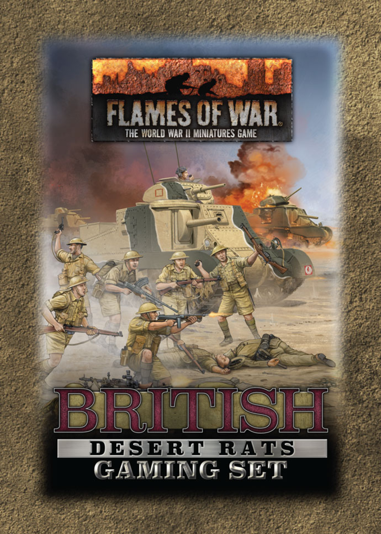 Flames of War Flames of War Token Set: British Desert Rats