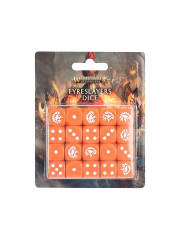 Games Workshop Warhammer Sigamr Dice: Fyreslayers