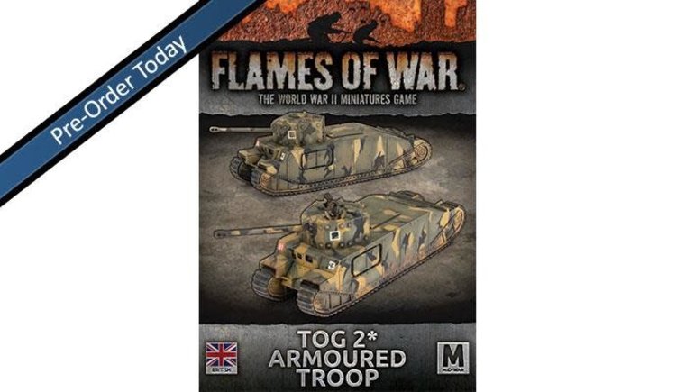 Flames of War Flames of War: British- TOG 2* Armoured Troop (mid)