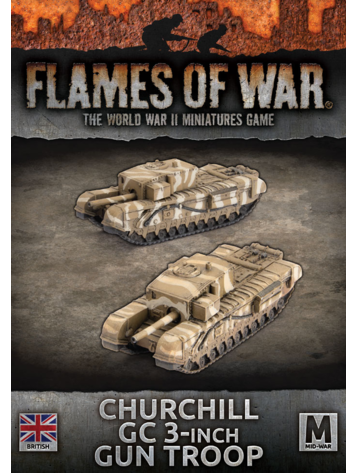 Flames of War Flames of War: British- Churchill GC 3 Inch Gun Troop (mid)