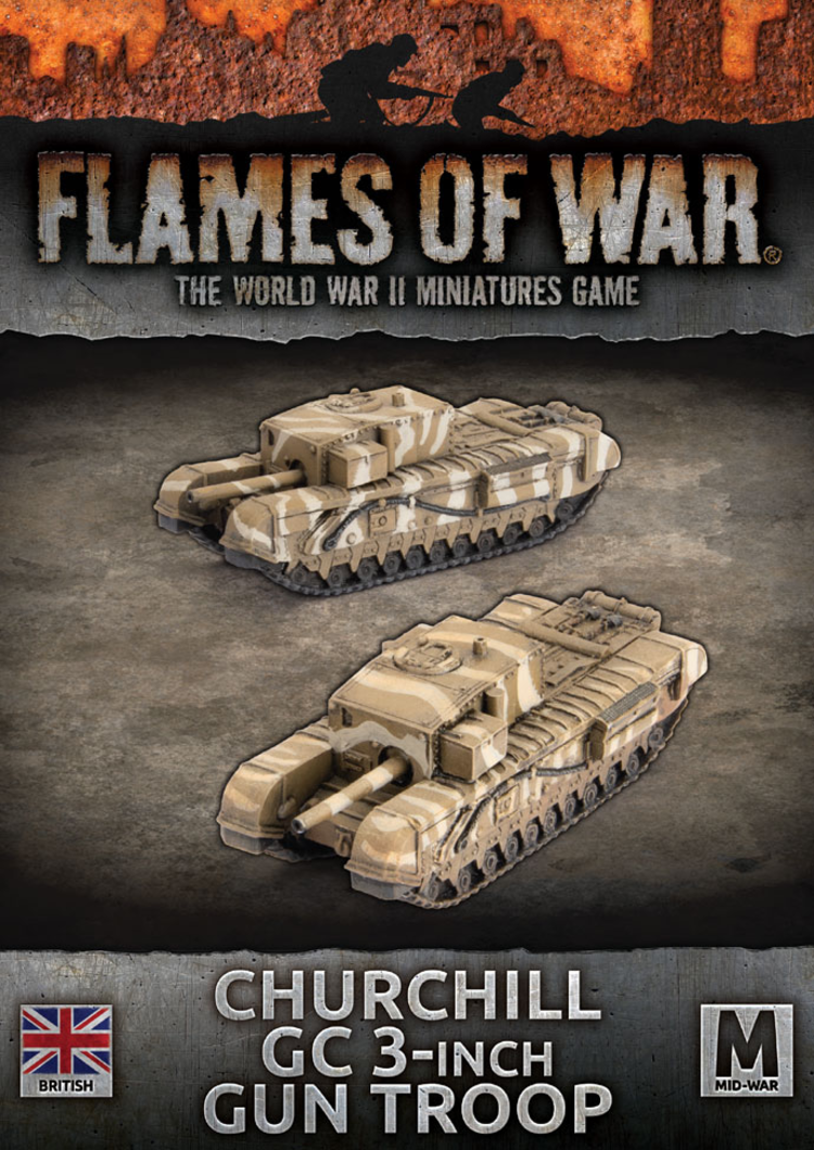 Flames of War Flames of War: British- Churchill GC 3 Inch Gun Troop (mid)