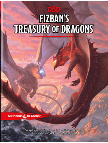 Wizards of the Coast D&D Book: Fizban’s Treasury of Dragons