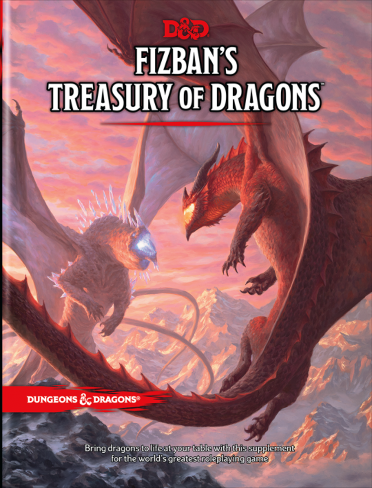 Wizards of the Coast D&D Book: Fizban’s Treasury of Dragons
