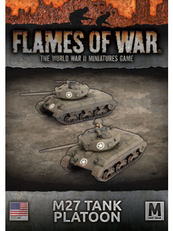 Flames of War Flames of War: US- M27 Tank Platoon (mid)