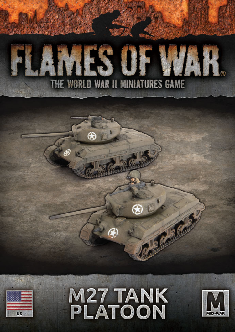 Flames of War Flames of War: US- M27 Tank Platoon (mid)