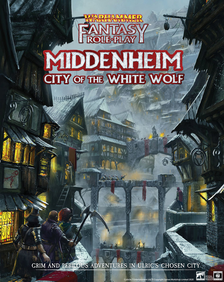Cubicle seven Warhammer Fantasy RPG: Middenheim city of the White wolf