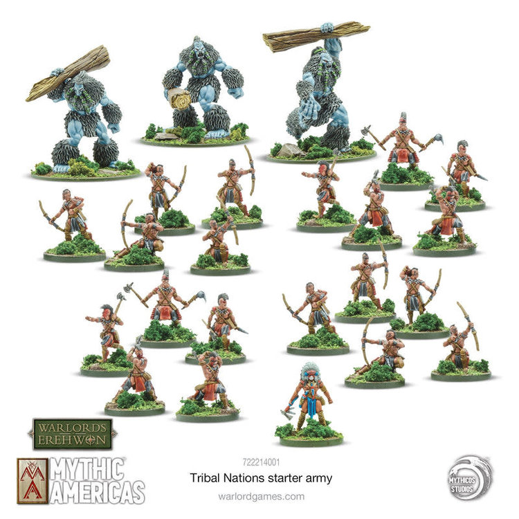 Warlord games Mythic Americas: Tribal Nations Warband Starter