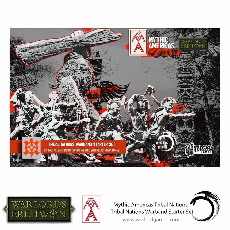 Warlord games Mythic Americas: Tribal Nations Warband Starter