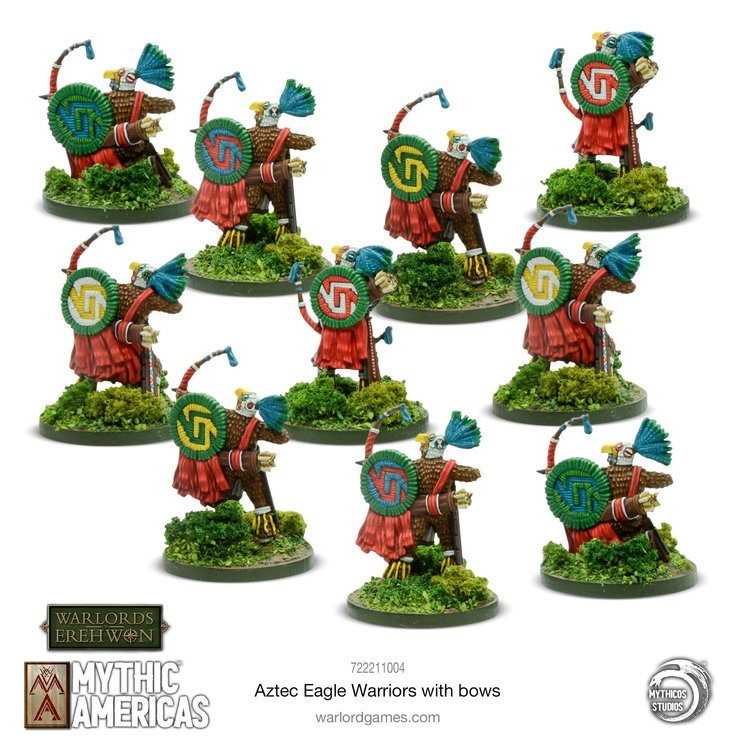 Warlord games Mythic Americas: Aztec Eagle Warriors with bows