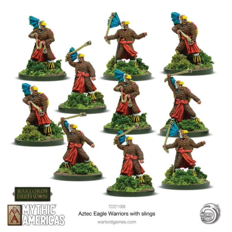 Warlord games Mythic Americas: Aztec Eagle Warriors with Slings