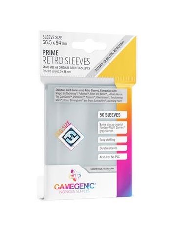 Gamegenic Gamegenic Sleeve Prime: Retro (66.5x94) 60