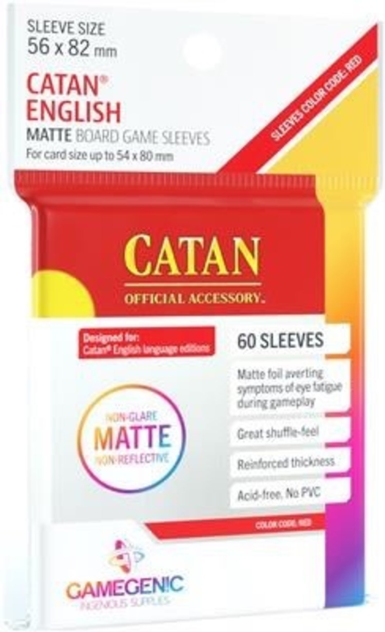 Gamegenic Gamegenic Sleeve Matte: Catan (56x82) 60
