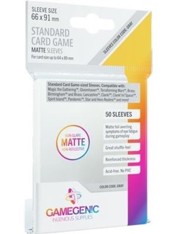 Gamegenic Gamegenic Sleeve Matte: Standard (66x91)