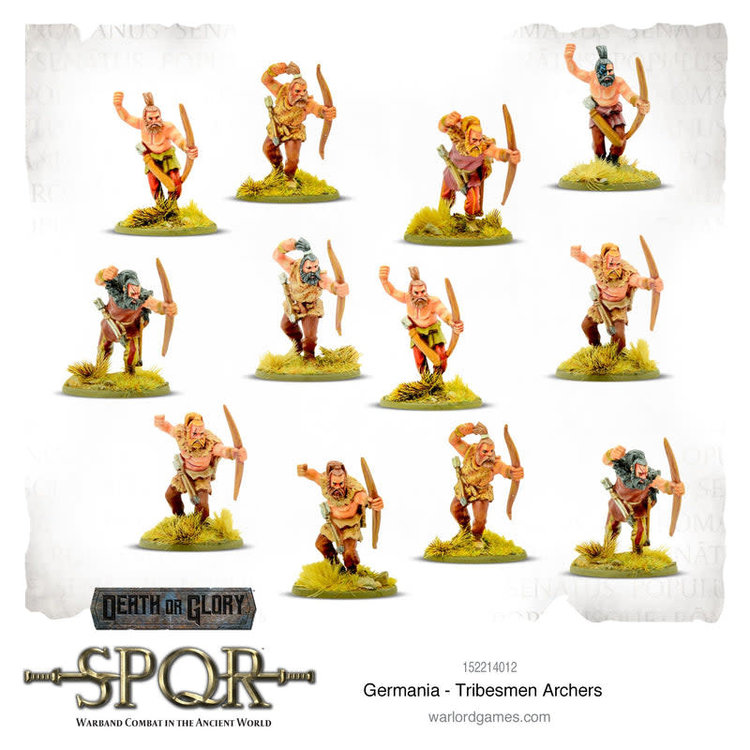 Warlord games SPQR: Germania- Tribesman Archers