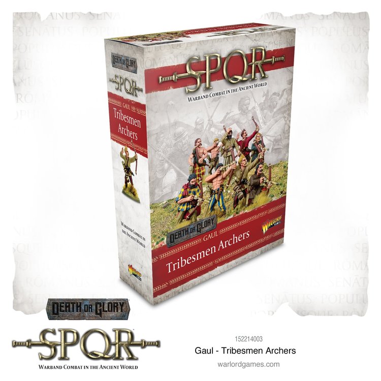Warlord games SPQR: Gaul- Tribesmen Archers