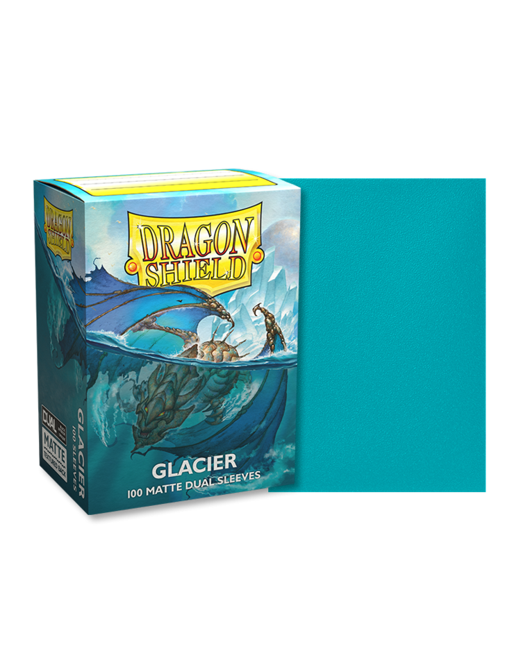 Arcane Tinmen Dragon Shields Dual Matte: Glacier
