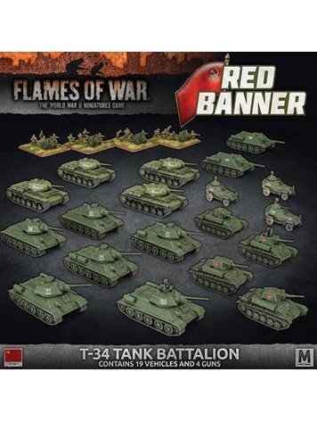 Flames of War Flamess of War: Red Banner T-34 Tank Battalion